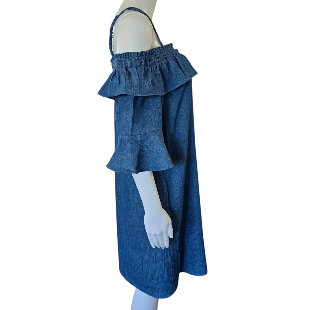 Violet Weekend Blue Chambray Off - Image 4