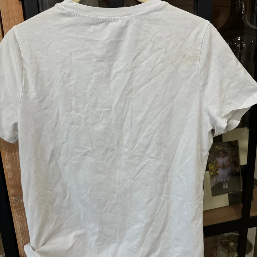 Donald Duck embellished tee short sleeve top pearls rhinestones disney QOS - Image 8