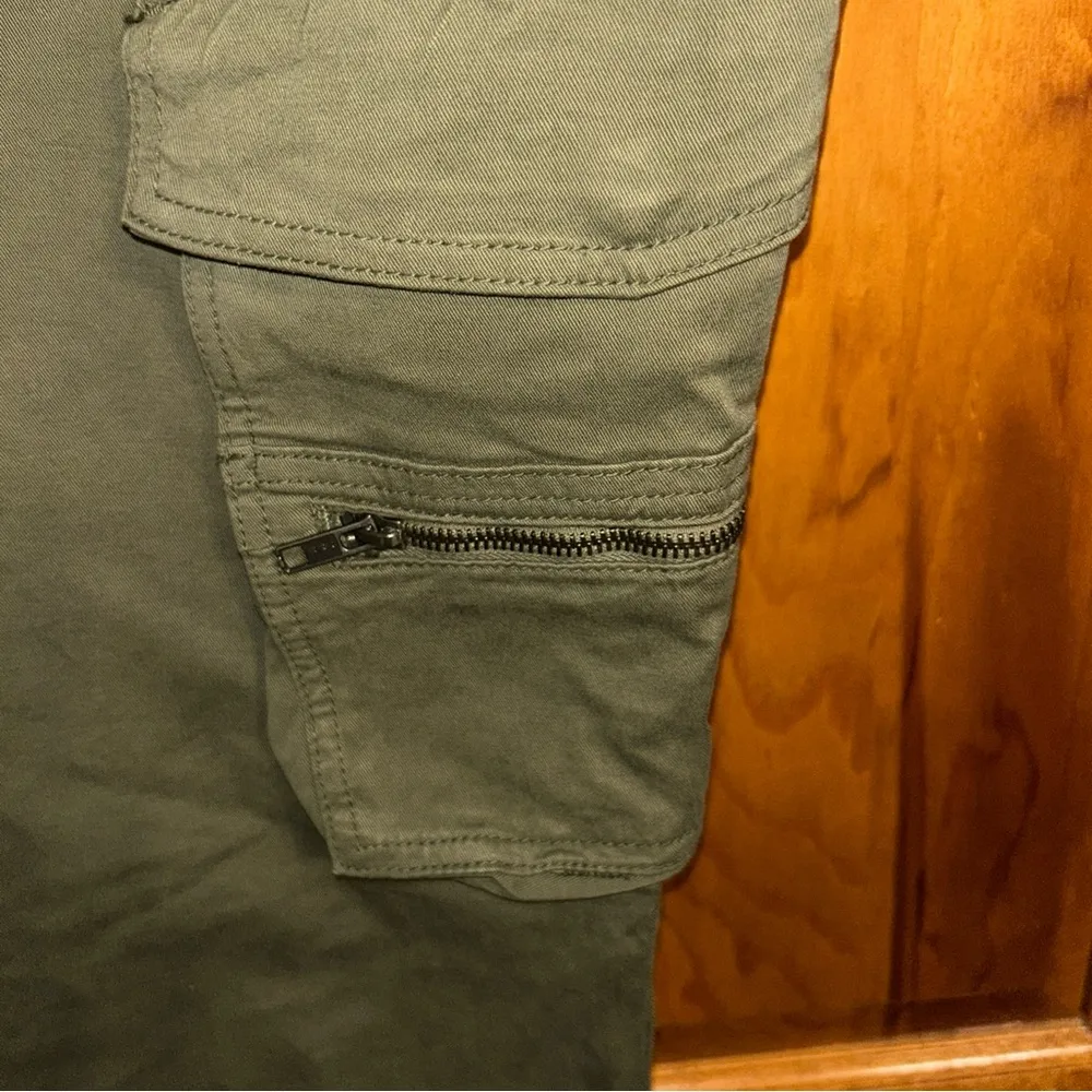 Good American Women’s Twill Skinny Cargo Olive Pant Sz 14/32 -NWTS - Image 8