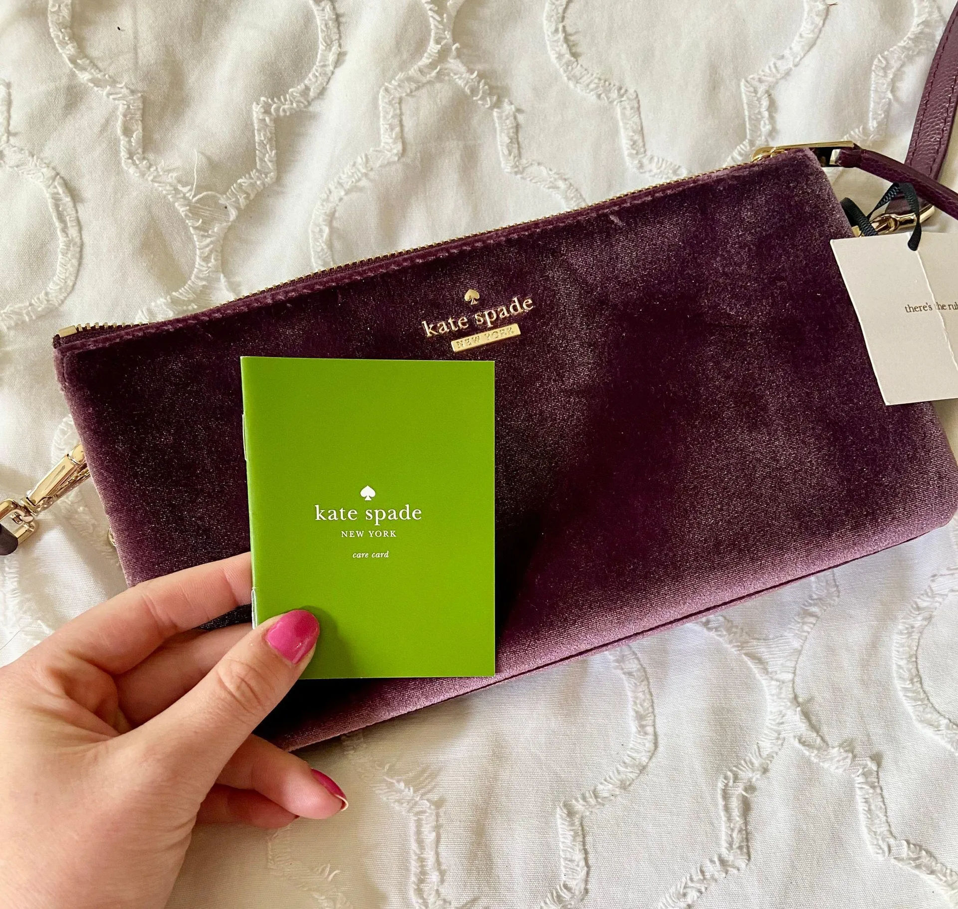 Kate Spade Velvet Crossbody - Image 4