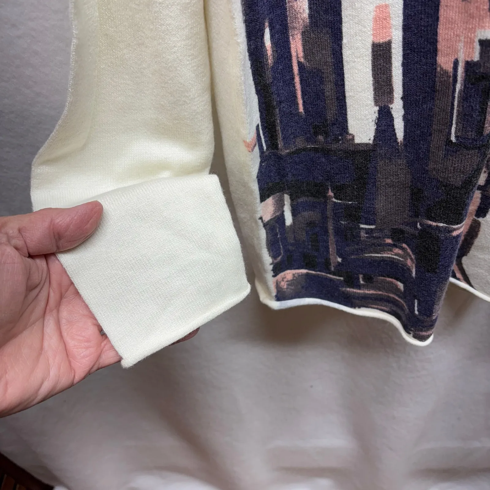 Kingdom Couture Disney Castle Cream Sweater - Image 3