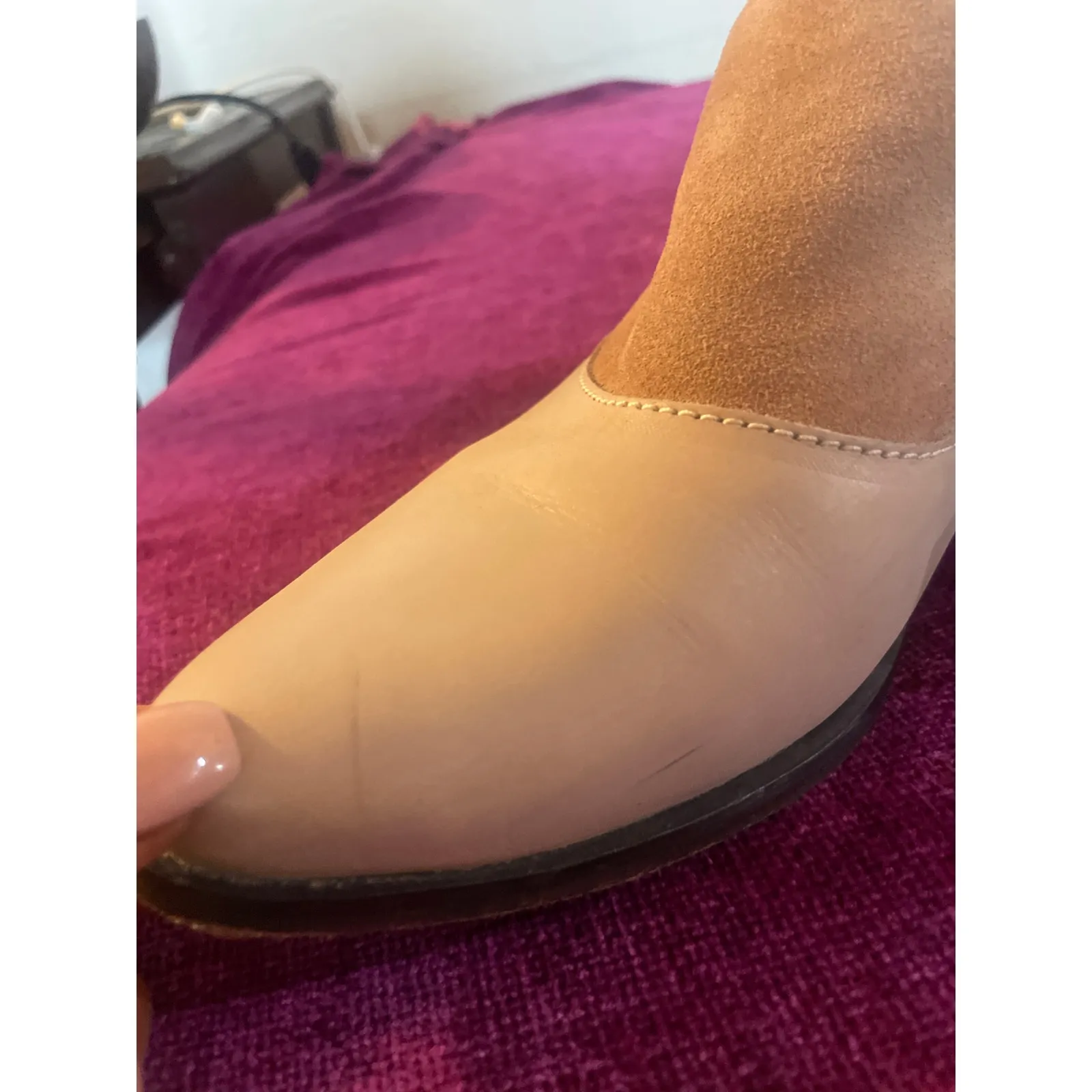 FREE PEOPLE Casey Loafer Shoes 70s DISCO COUNTRY CHIC Leather Flat Size 39 8.5 9 - Image 7