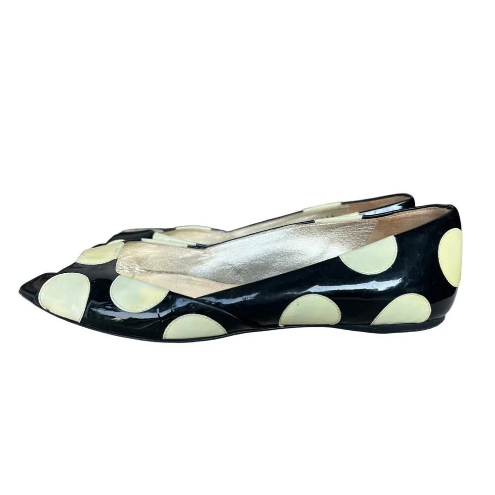 VALENTINO GARAVANI AUTHENTIC POLKA DOT FLATS SIZE 36 EURO USA SIZE 6 - Image 4