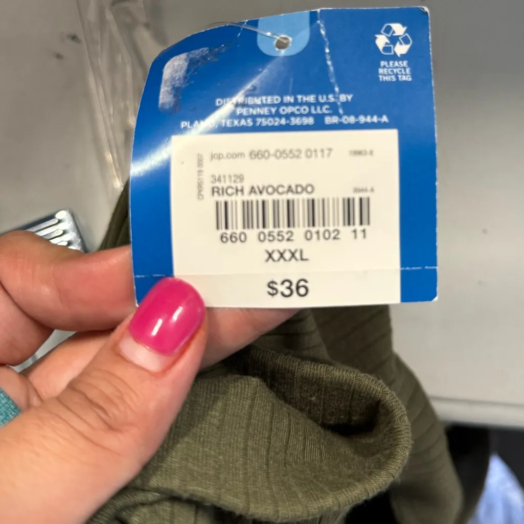 Arizona Jean co dark green soft pants - Image 3