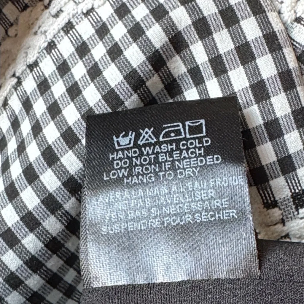 Adelyn Rae Gingham Romper Shorts Chest 18” W 16” I 2” - Image 11