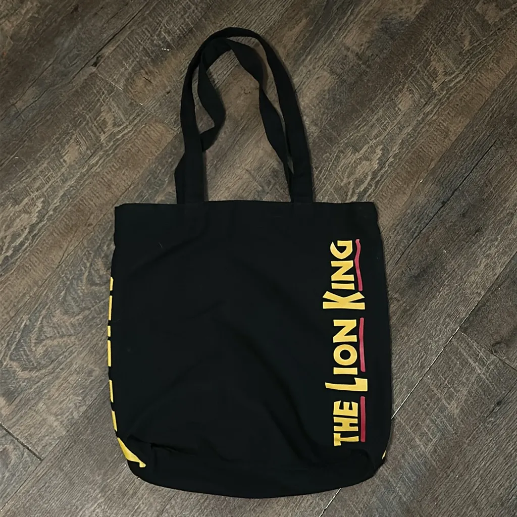 Disney's The Lion King Broadway Musical Shoulder Tote Bag‎ - Black & Yellow - Image 3