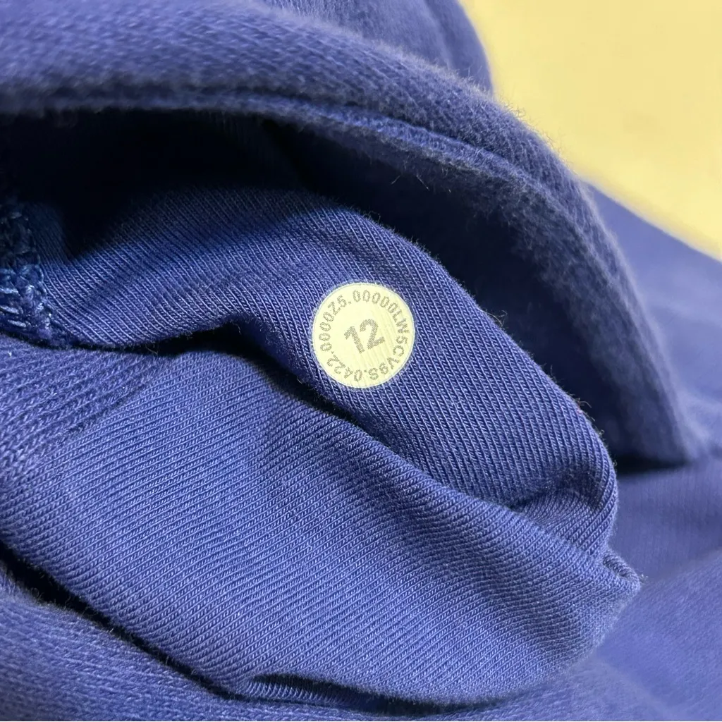 Lululemon Scuba Blue High Rise Relaxed Jogger Sweat Pants Women’s Size 12 - Image 11