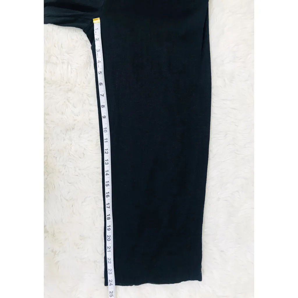 FREE PEOPLE Avery Black One Shoulder Jumpsuit Sleeveless Wide Leg Cropped Size 0 - Image 14