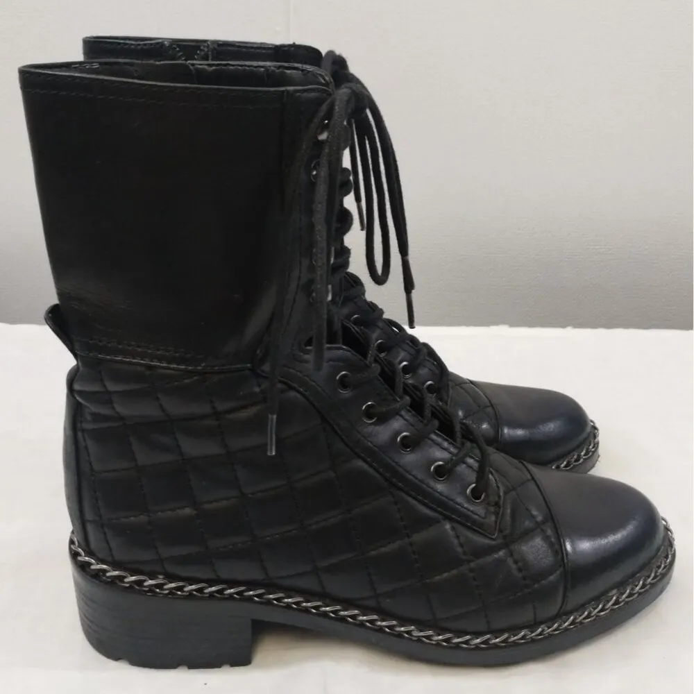 Vince Camuto Women's Black Shoes/Combat Boots Sz6.5 SKU3730 - Image 4
