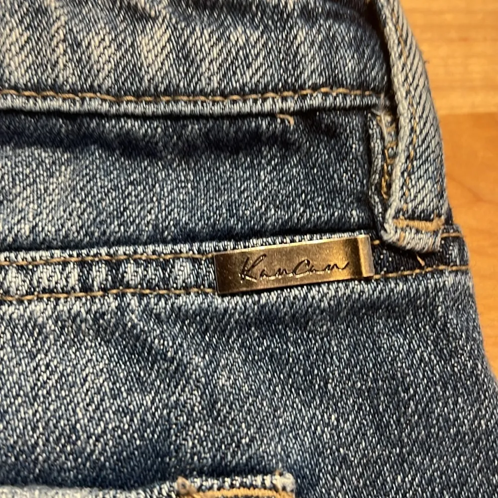 KanCan Button up cutoff distressed jeans shorts - Image 4