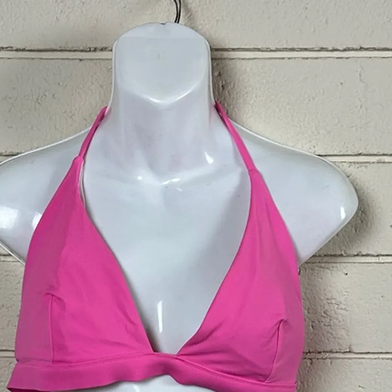 Victoria's Secret Post It Pink Essential Halter Bikini Top size XXL - Image 6