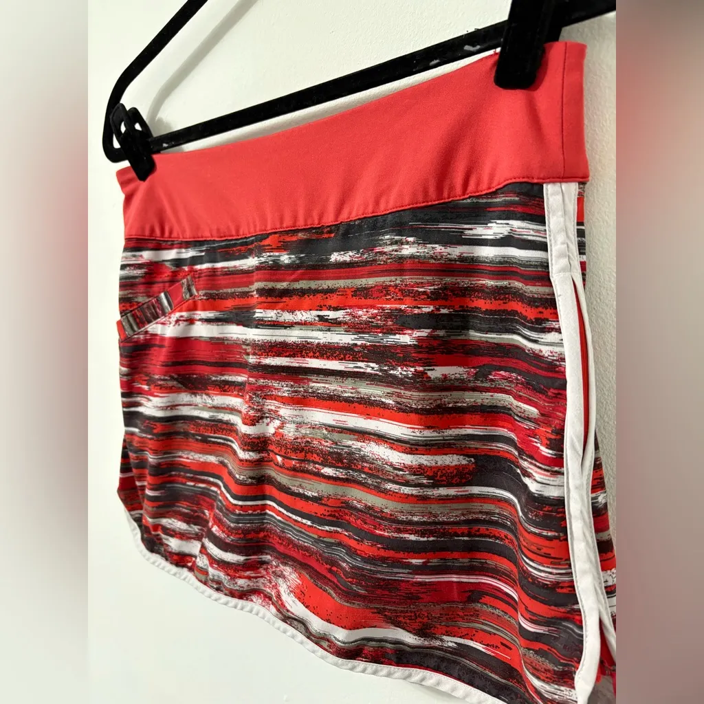 Athleta Whatever Skort Stretch Red White Sz S - Image 2