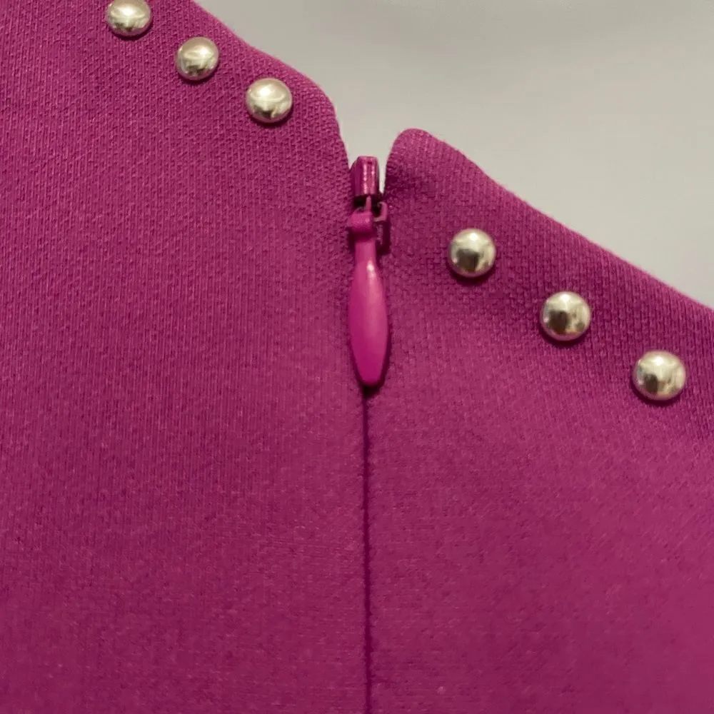 Likely‎ Portia Purple Studded Cut Out Mini Dress Size 10 - Image 10