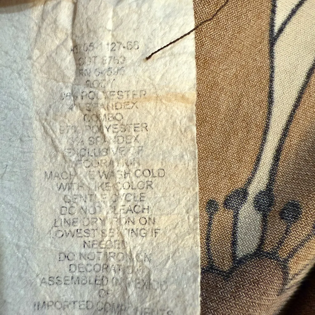 Y2K 90s Multicolor Floral Halter Top Retro Tie - Image 10