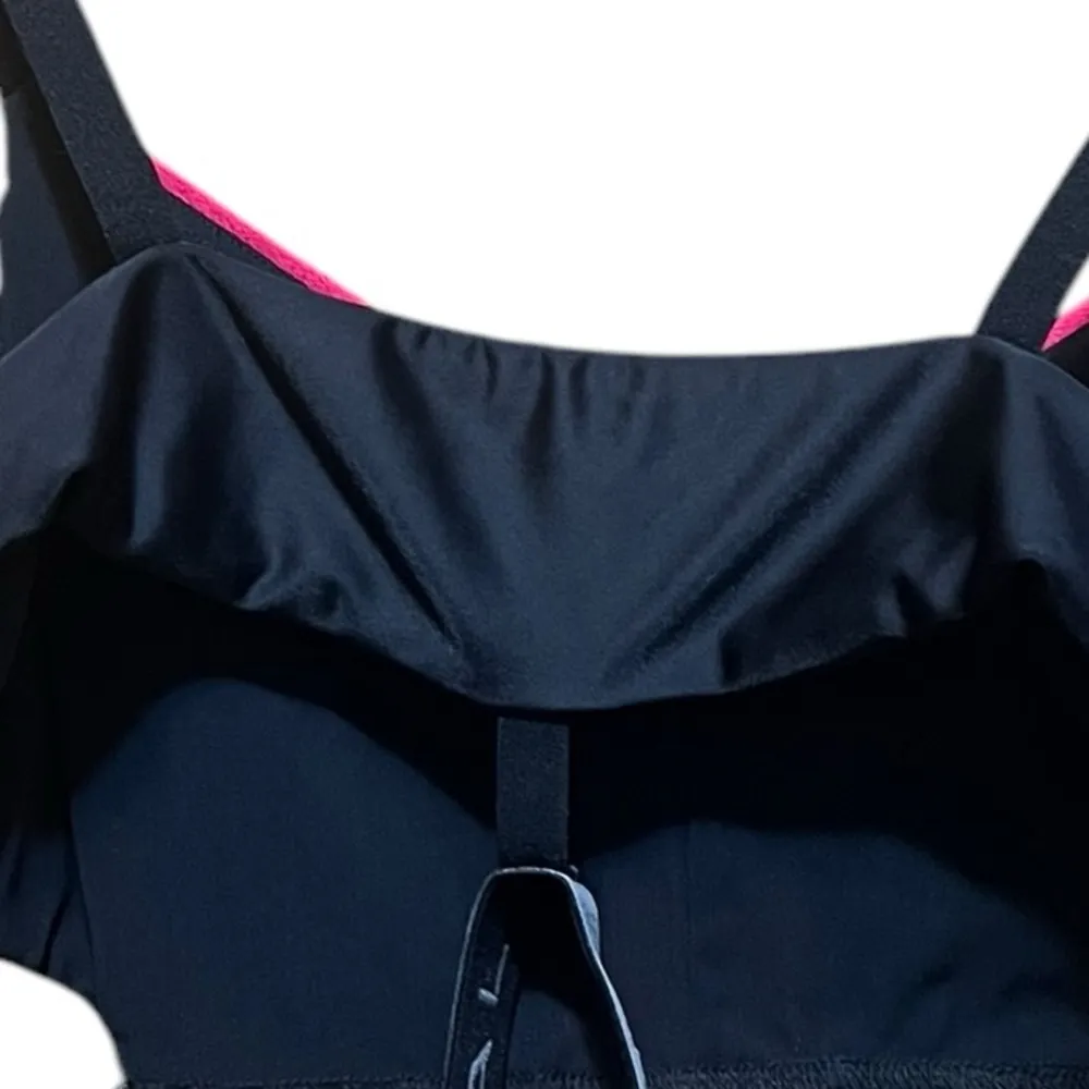 Koral Limerence Energy Sports Bra Black/Pink Size Large - Image 7