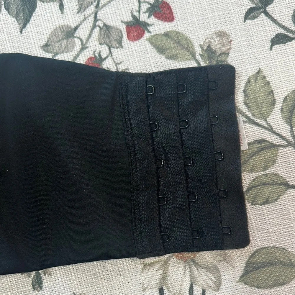 Cacique black bra 42 G smooth lightly lined strapless multi-way - Image 6