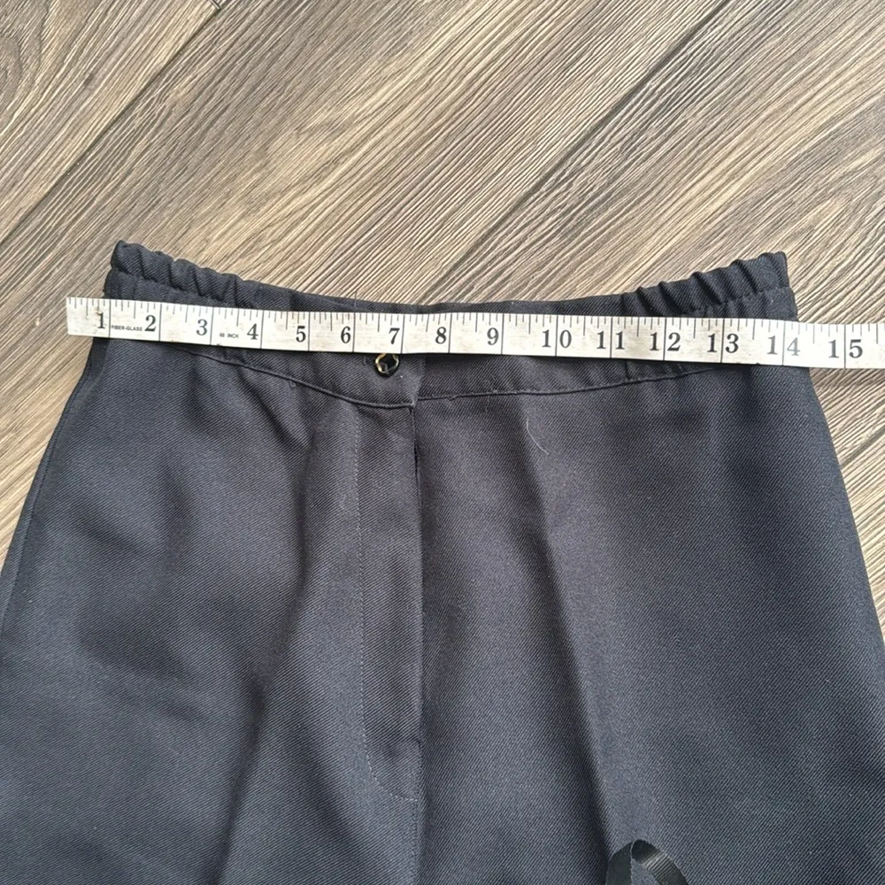 Vintage Union made tag Black Wide-Leg Trousers - Image 3