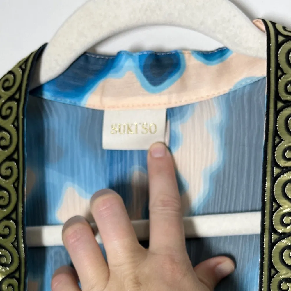 Suki So Goddess Kimono in Ocean Tie Dye Sexy Sultry Beachy Pink Size undefined - Image 5