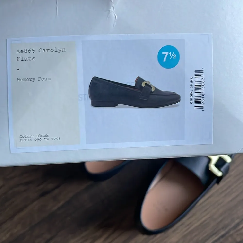 A New Day Loafer Carolyn Ae865 Black memory foam Flats Size 7.5 - Image 6