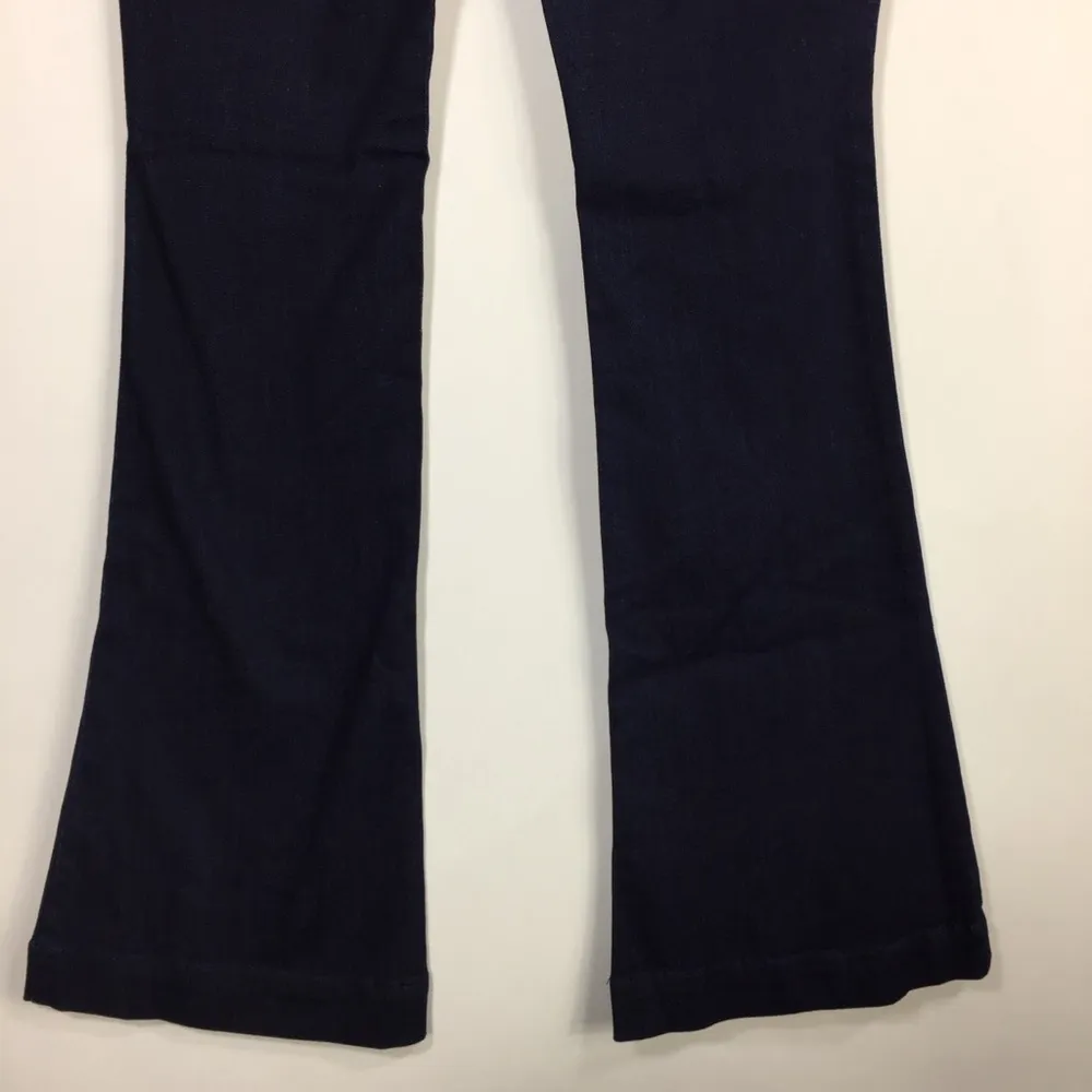 Maison Jules Dark Wash Flared Jeans Size 0 - Image 11