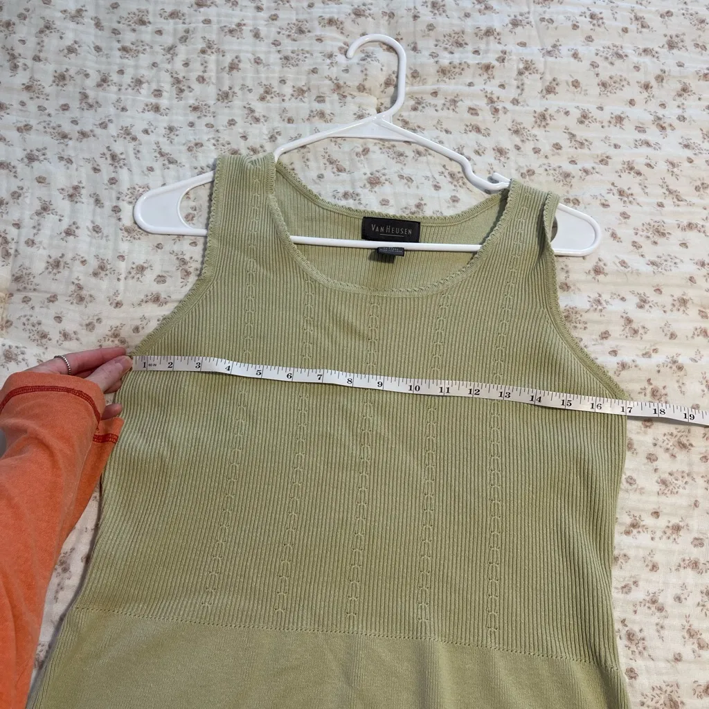 Van Heusen  Women's Light Green Cardigan set - Image 8