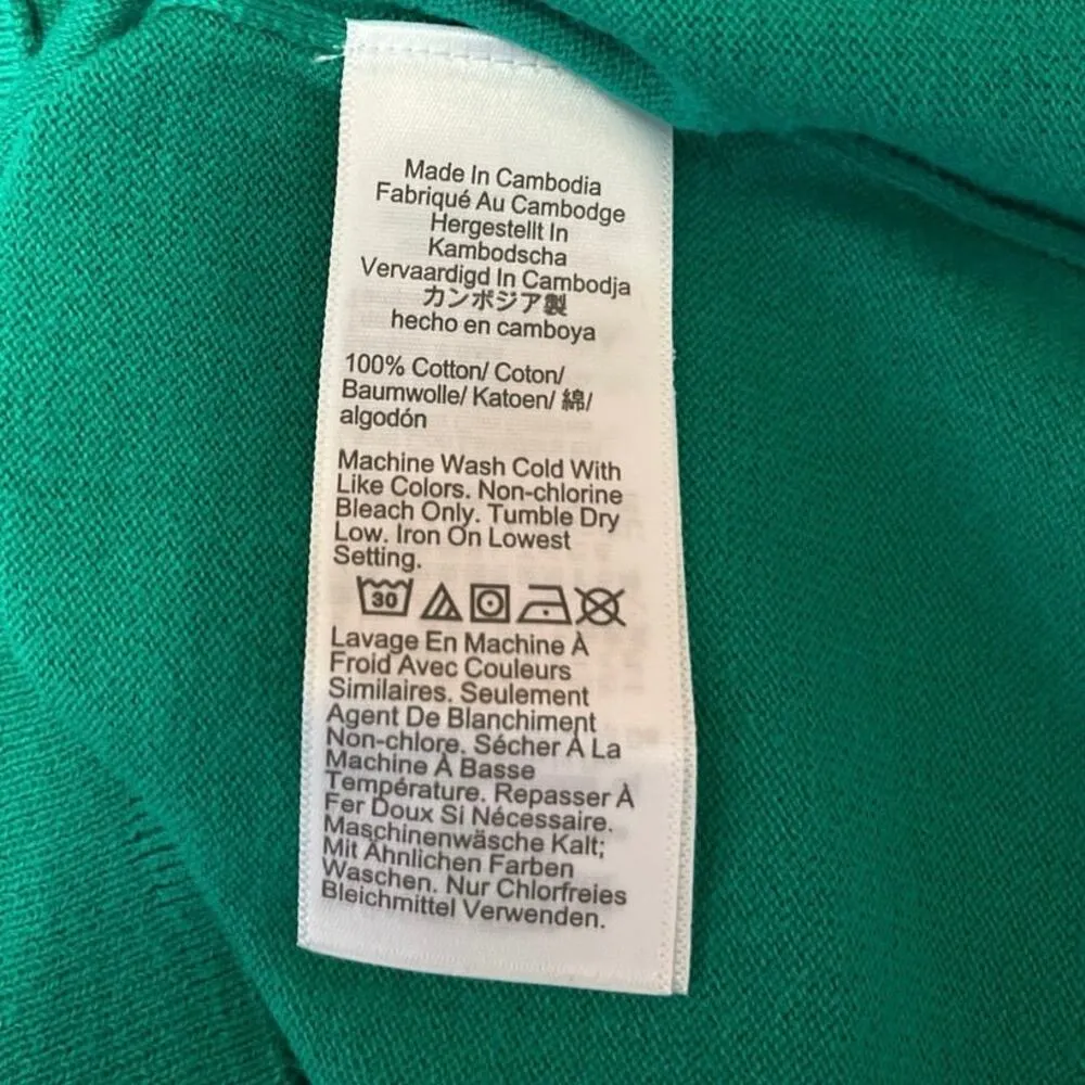 NEW J.Crew Green Sleeveless Pullover Crew Neck Shell Sweater Vest Tank Top Sz XS - Image 4