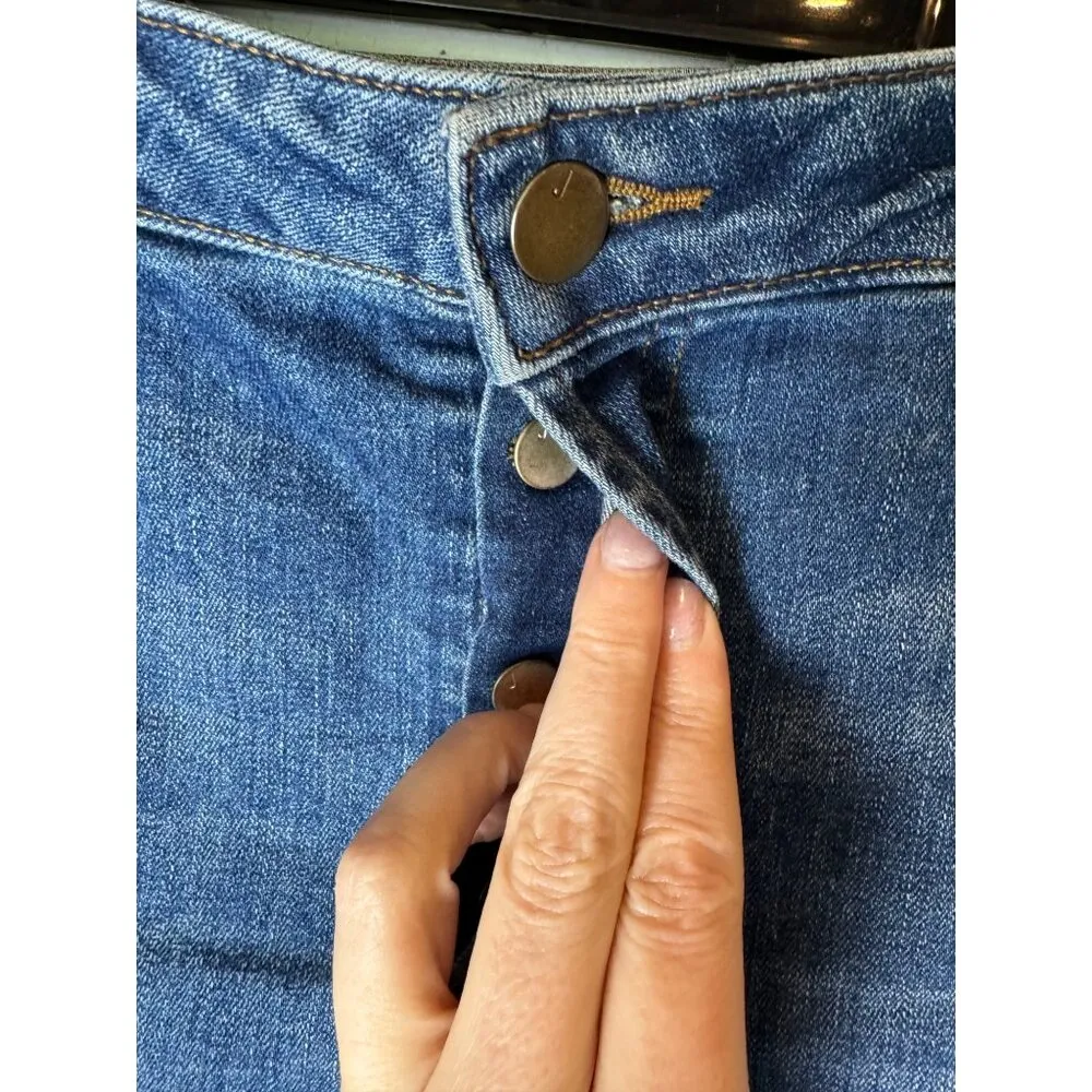 J Brand Shorts Women 31 Blue Denim Button Fly Gracie Cut Off Jean Shorts Outdoor - Image 6