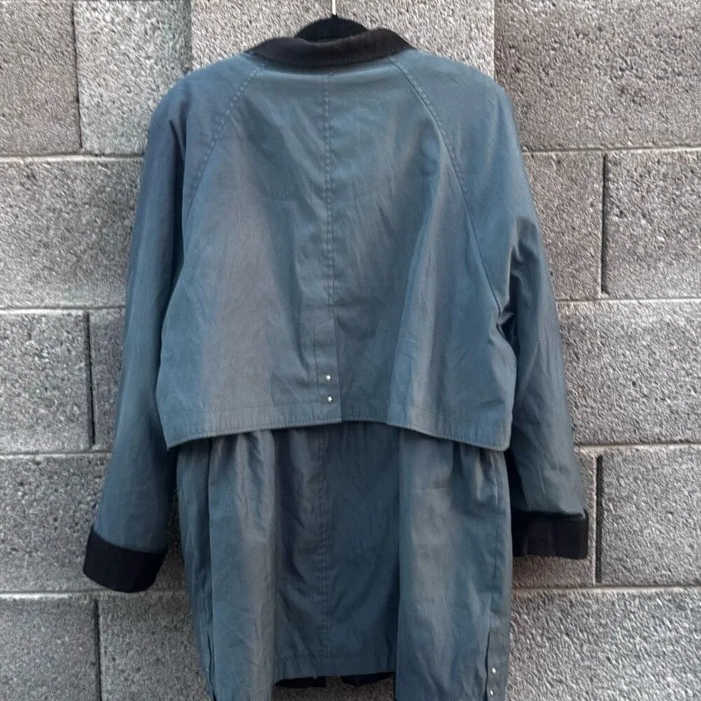 Vintage Gallery Teal Blue Jacket Coat - Image 9