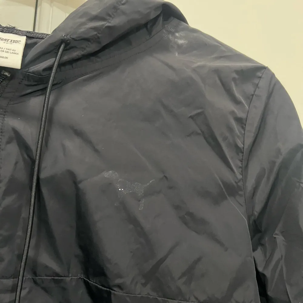 Victoria’s Secret PINK Black Pullover Windbreaker Jacket Size XS/S - Image 2