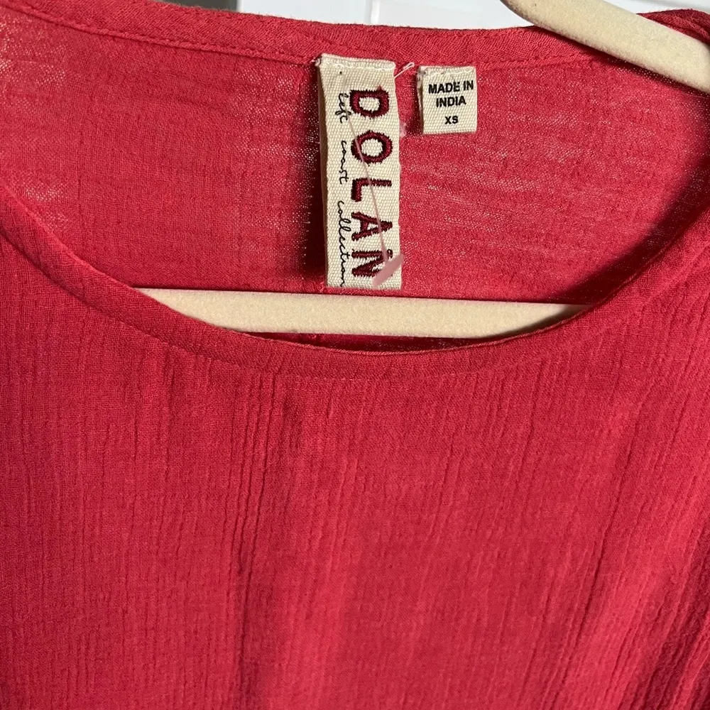 NWOT Anthropologie Dolan Left Coast Collection Ombré Cotton Gauze Top | XS - Image 7