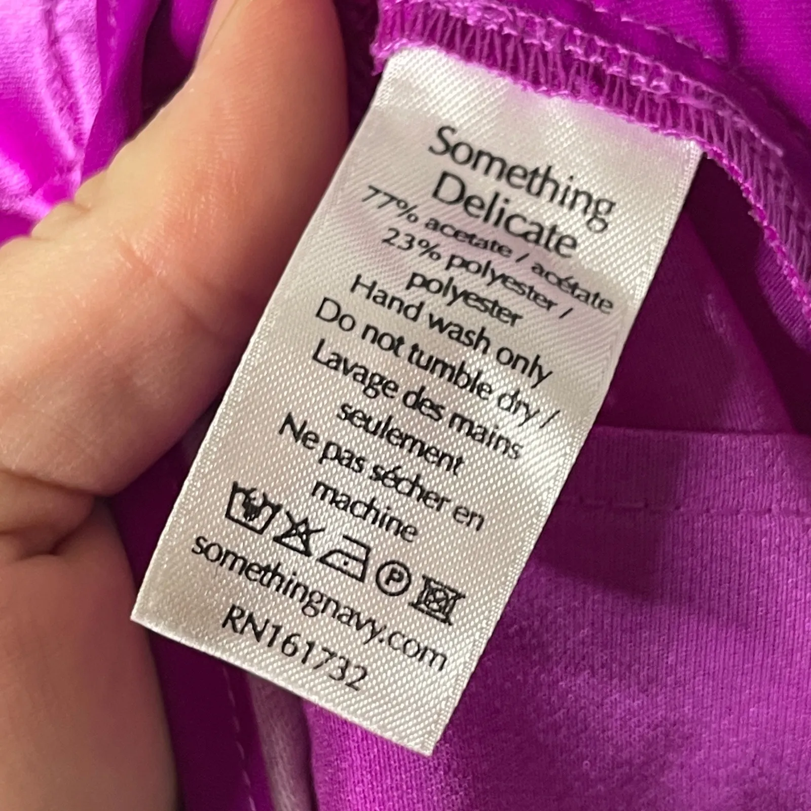 SOMETHING NAVY Silky Pants Women Purple Wide Leg Trousers Pockets 4 - Image 8