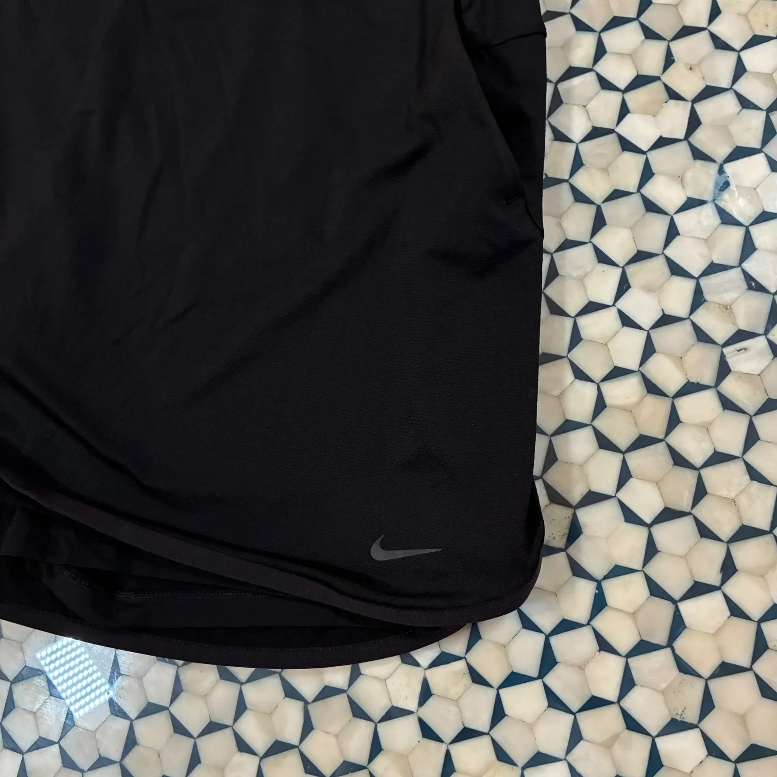 EUC Nike Dri-Fit Black Athletic Tennis Golf Skort Skirt Built-in Shorts XL - Image 3