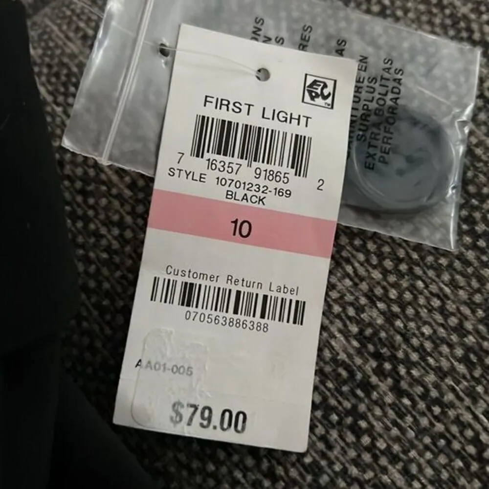 NEW WITH TAG BAR 111 black Wrap Skirt‎ Size 10 NWT - Image 5