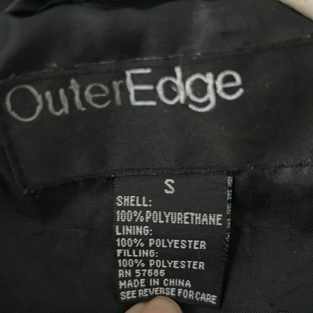 Outer Edge  Women’s Black Zip Front Lined Jacket Sz S - Image 4