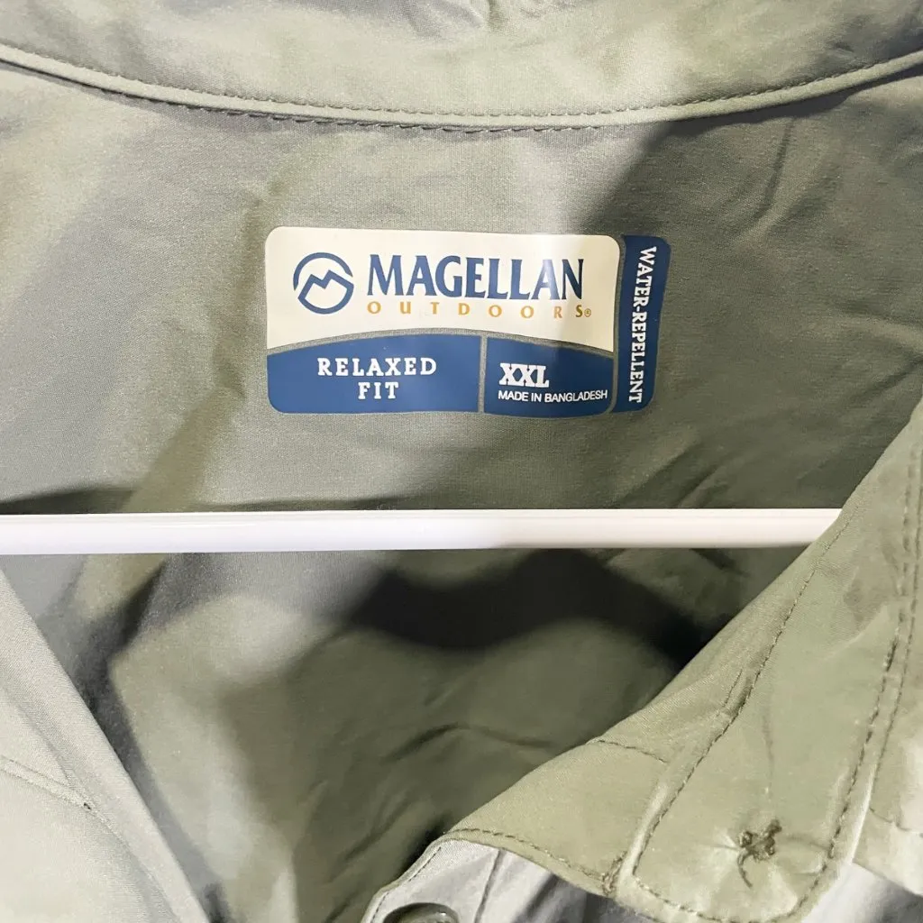 Magellan Outdoors Womens XXL Dusty Olive Hickory Canyon Pullover Top - Image 2