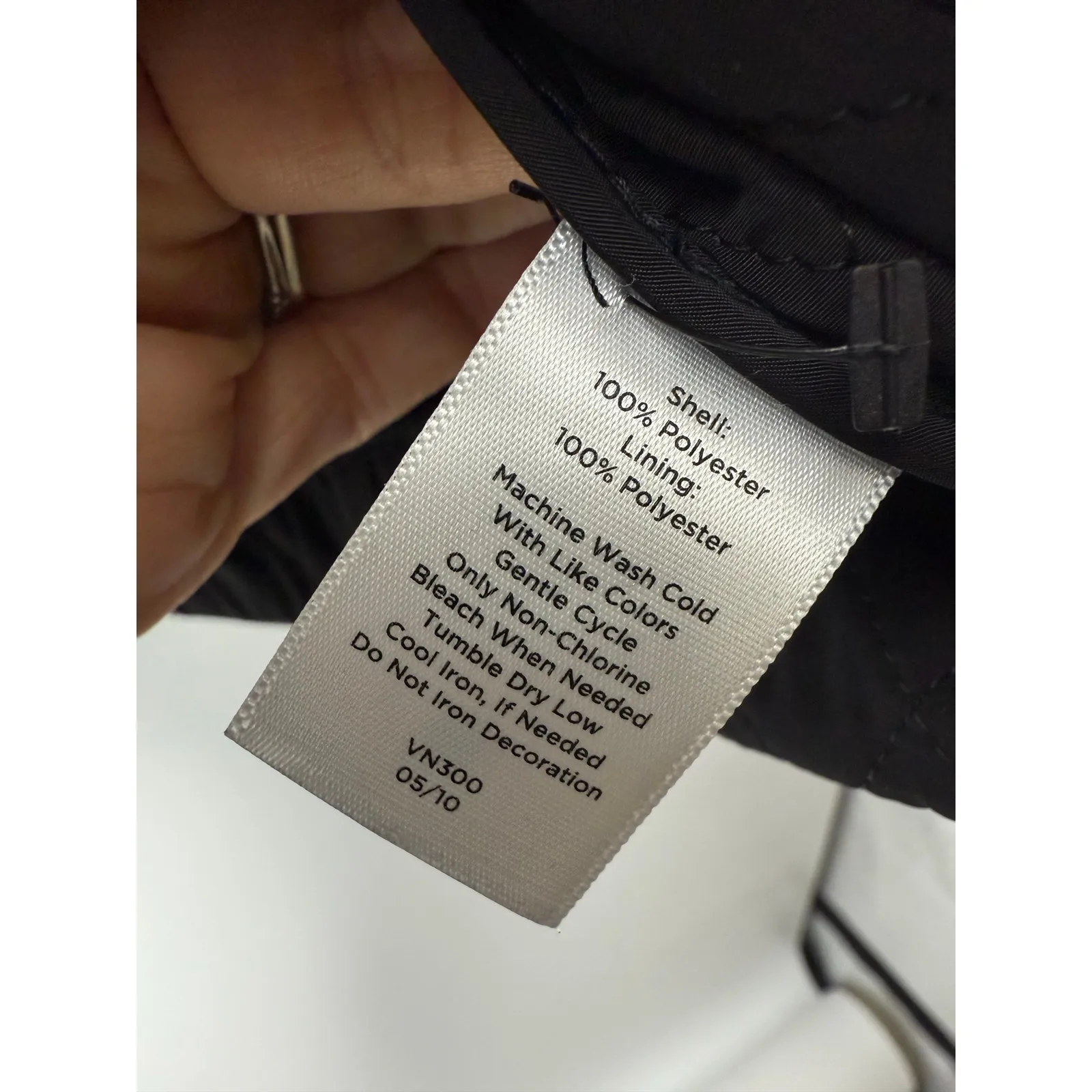 Talbots Quilted Button Front Vest Black Corduroy Collar 1X Equestrian Preppy - Image 7