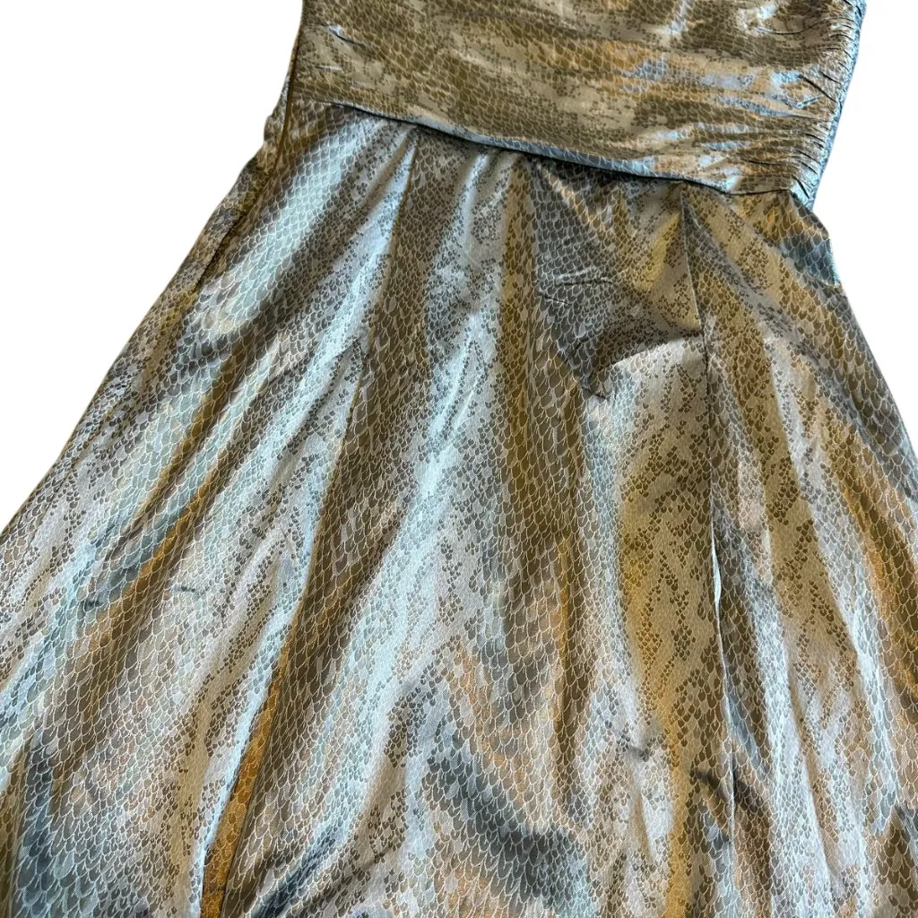 Diane Von Furstenberg DVF Treenie Snake Print Mini Dress Silk Size 6 Women's - Image 11