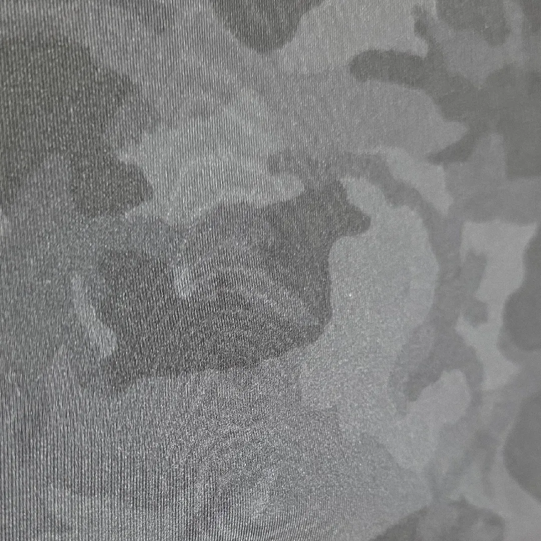 Lululemon Stronger As One High Neck Long Line Bra Incognito Camo Grey Size 6 - Image 6