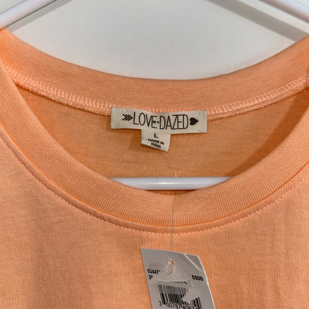 Orange pullover. New with tag. Brand Love Dazed. Size L. Size L - Image 5