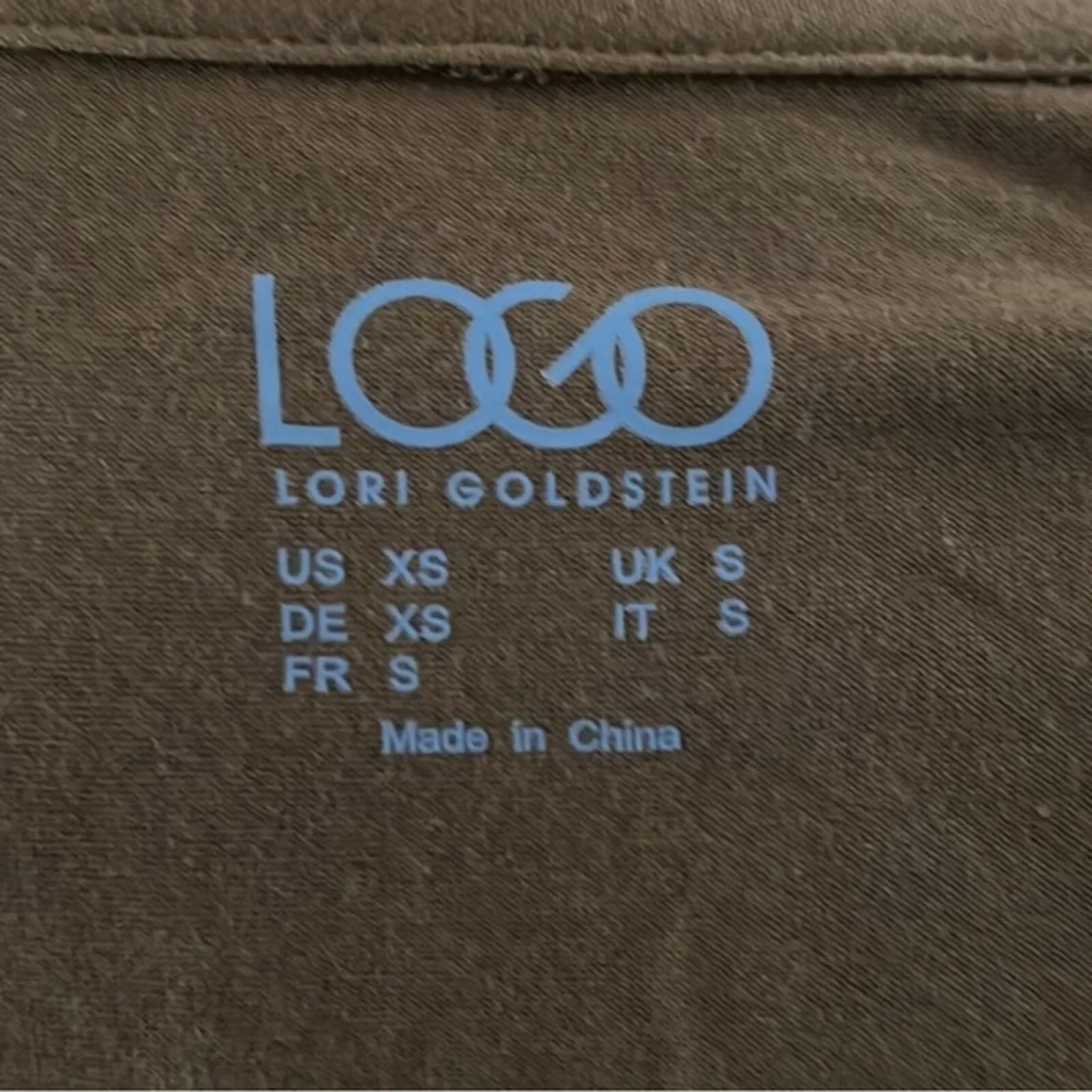 Logo by Lori Goldstein Vest Womens XS Brown‎ Chiffon Floral Bottom Boho Hippie - Image 6