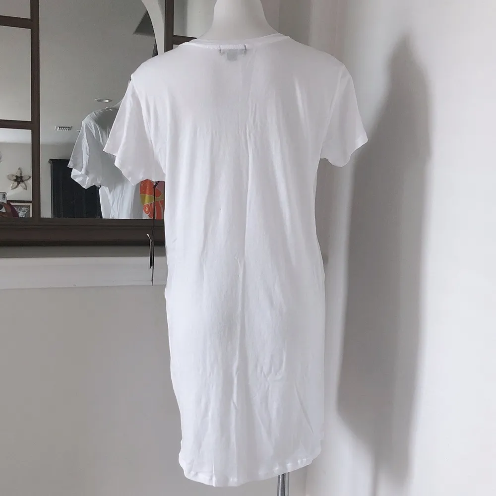 Wildfox Sun Scoop Neck Swim Coverup in White, Dress Beach Size S New w/Tag - Image 4