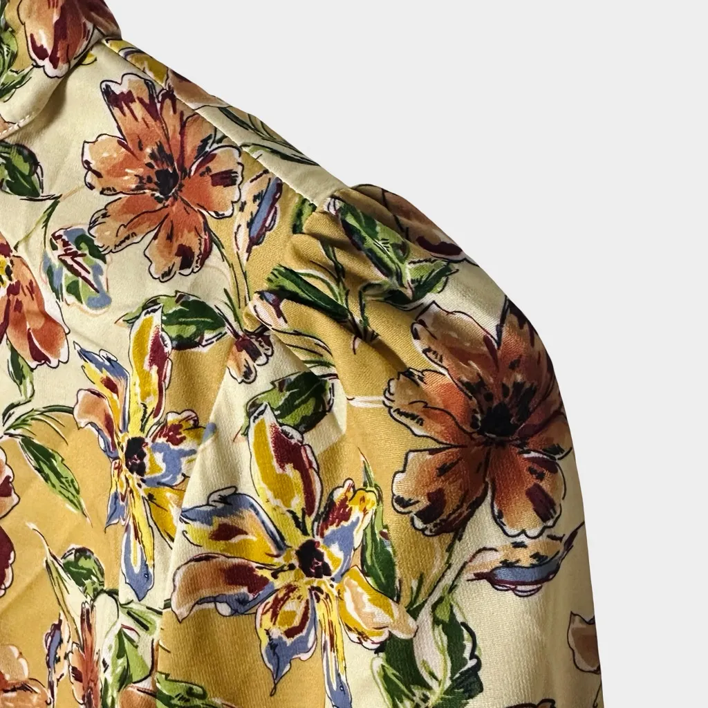 Sage The Label Final Touch Floral Tie Back Cropped Top Size XS NWT - Image 4