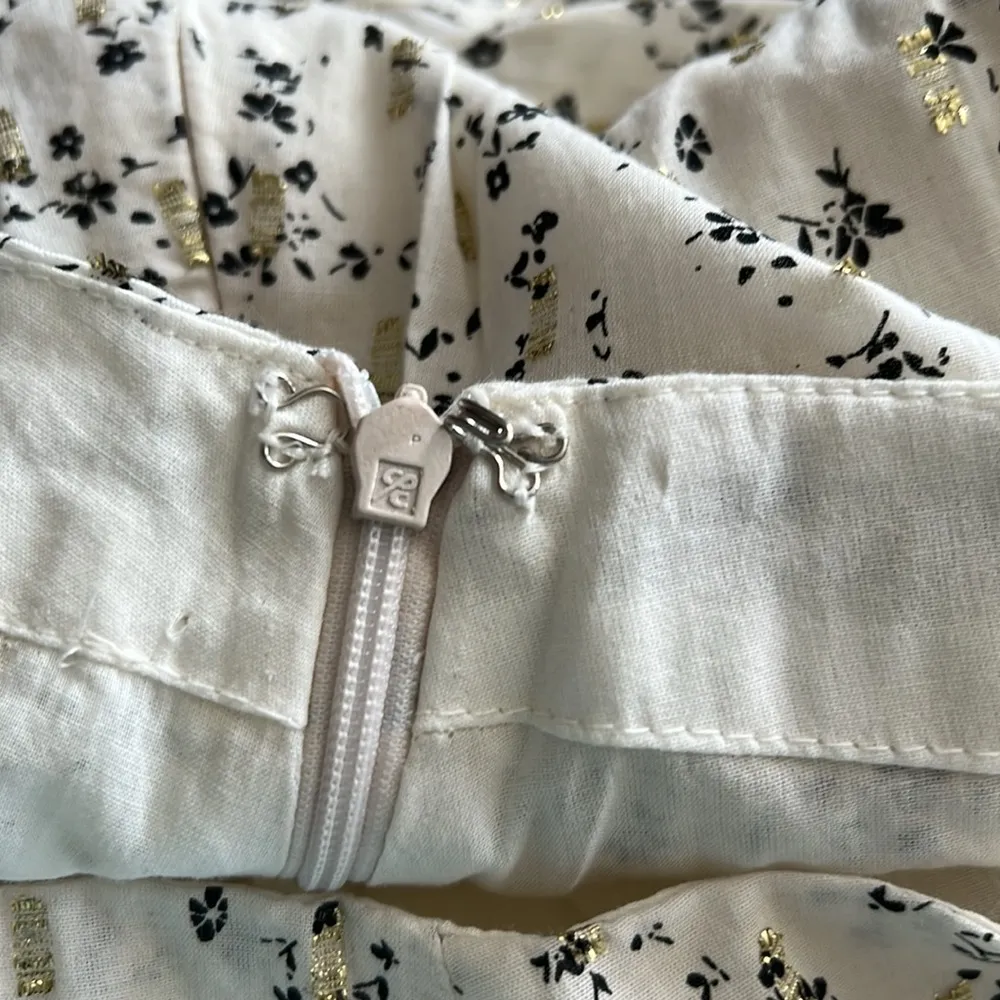 NEW Vince Camuto Beige Zippered Lined Tiered Midi HiLo Skirt Size 10 New w/o Tag - Image 6