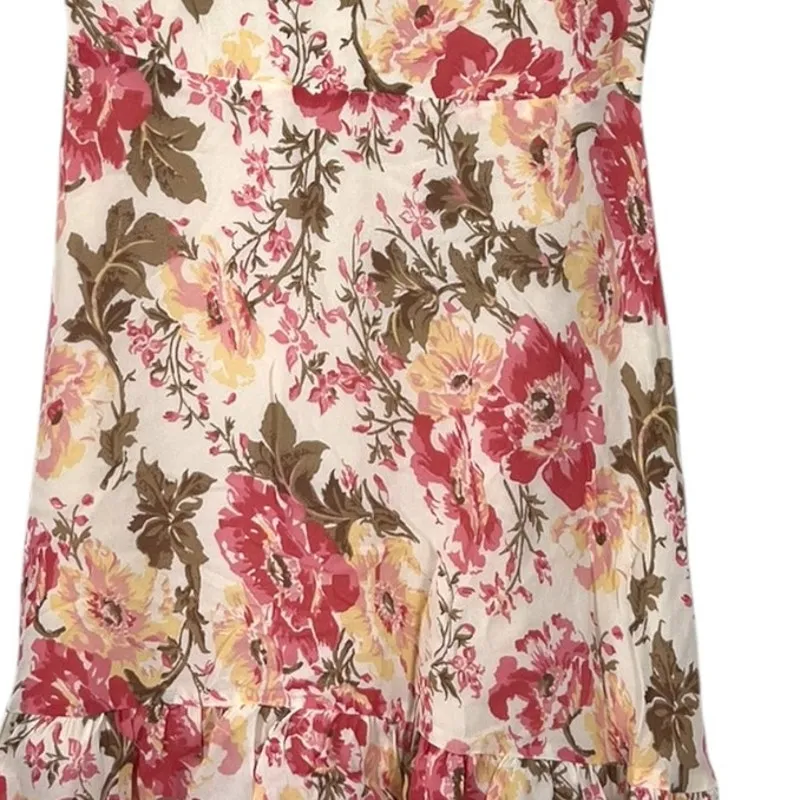 NWT REFORMATION 0 XS Beesley floral-print chiffon mini dress cottage core fairy - Image 4
