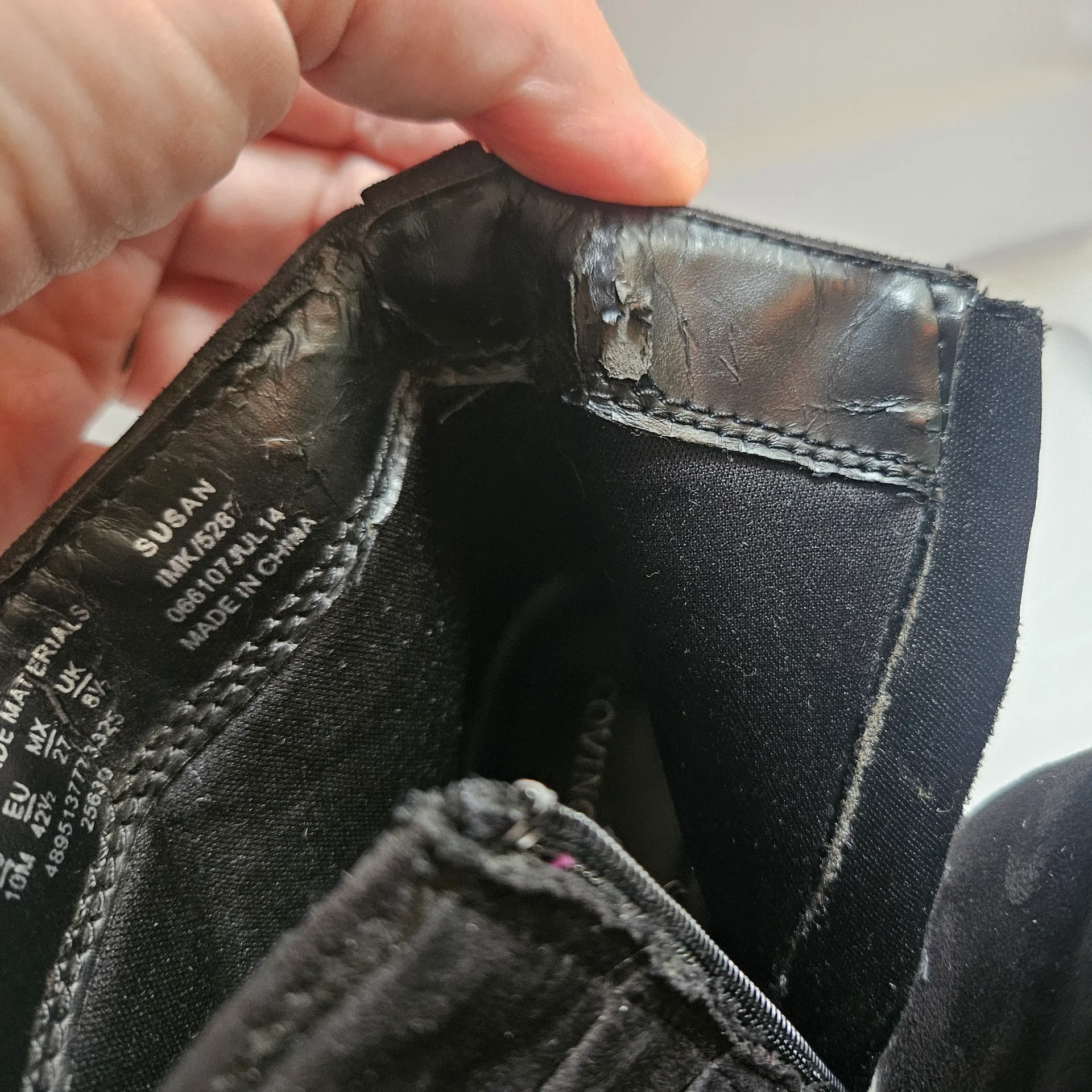 Covington Susan Black Bootie Silver Decals 2.5 Heel Womens Sz 10 *Missing Decal - Image 12