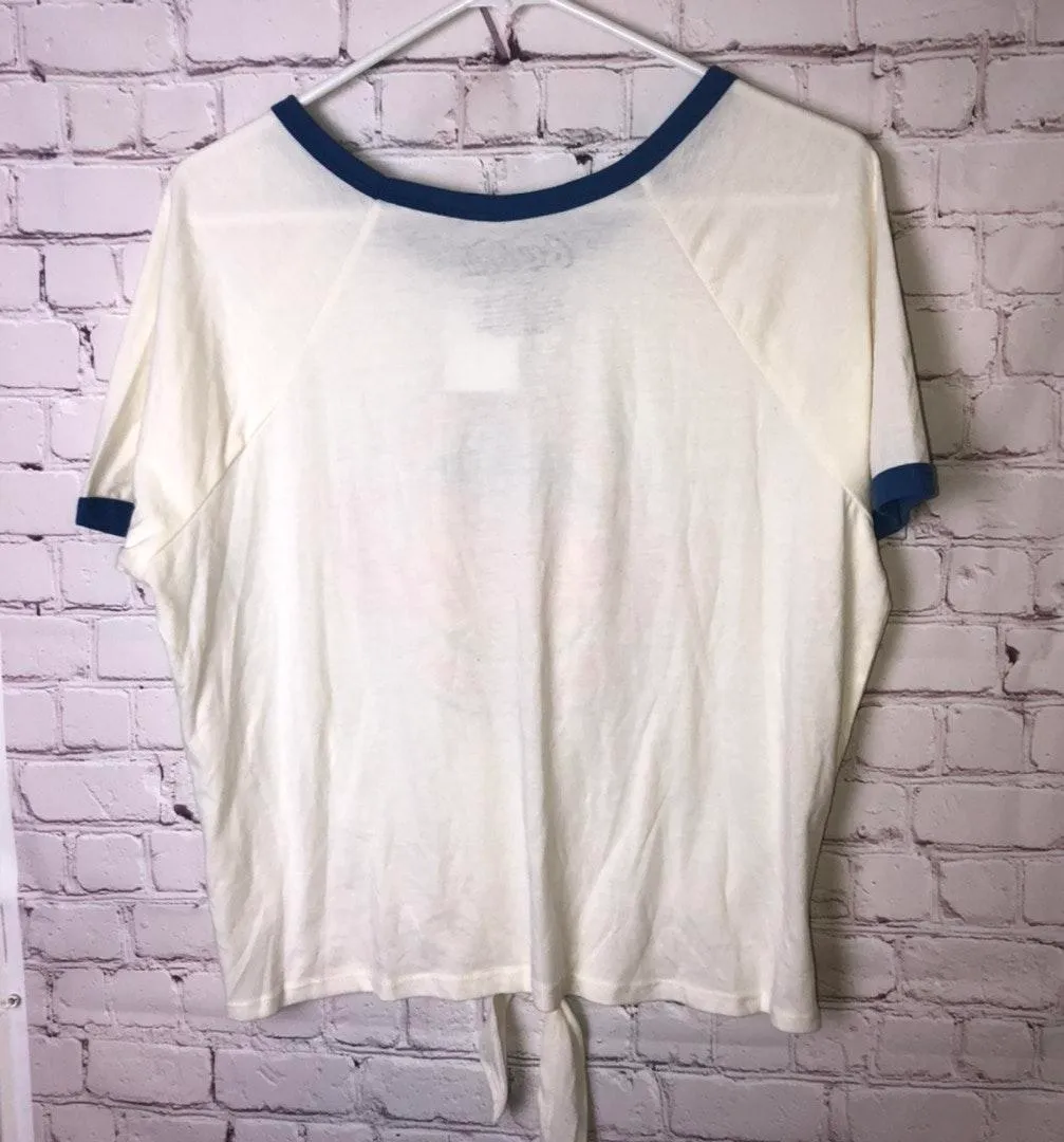 Coca Cola Tie Front Graphics Tee Size Large - Image 3