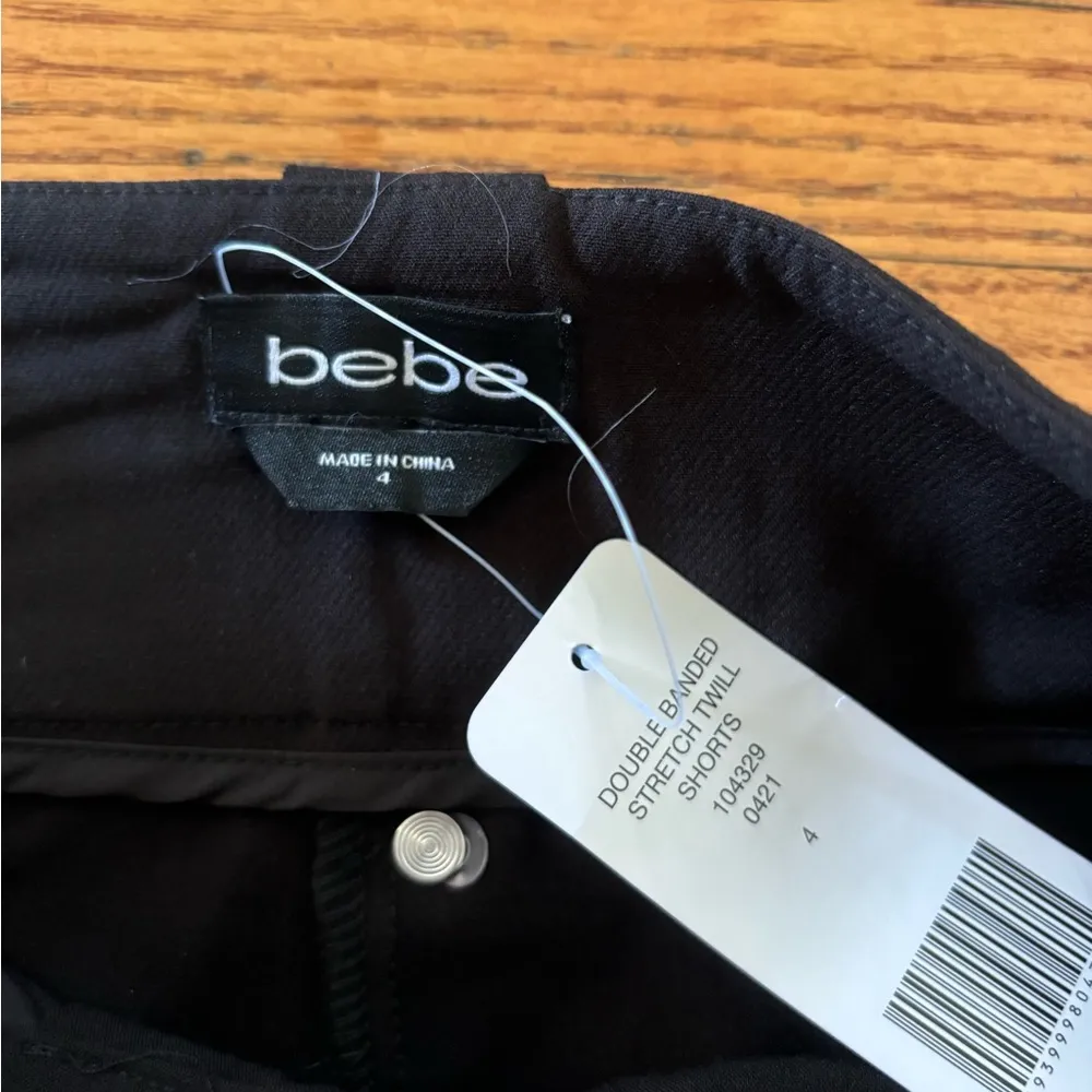 Bebe Double Banded Twill Shorts - Image 2