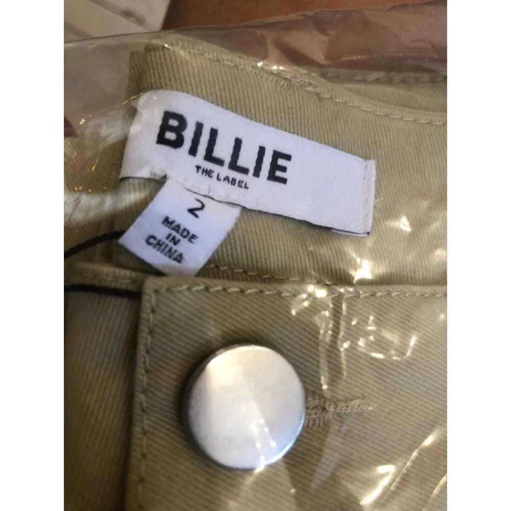 Billie the Label Devon Pant Size 2 Khaki Lagenlook Business Beach wear - Image 98