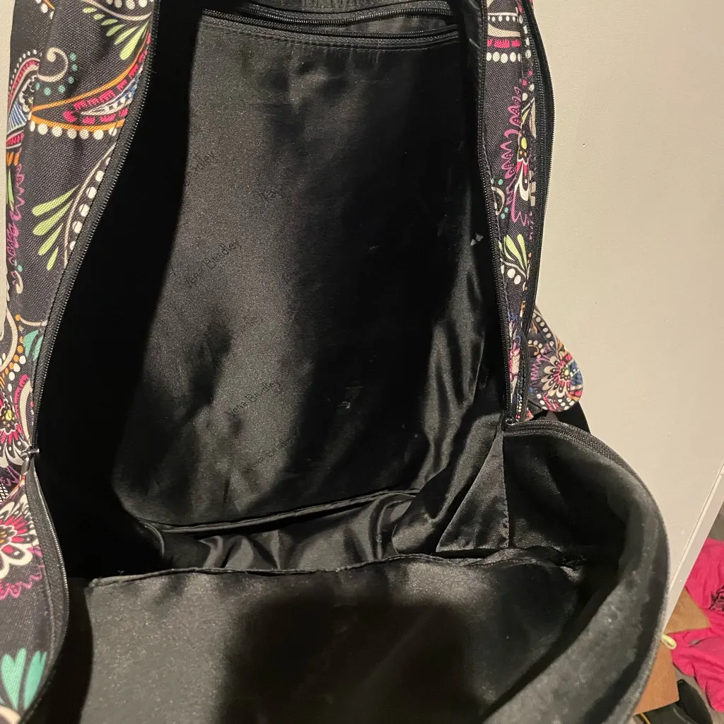 VERA BRADLEY Lighten Up Essential Backpack Bandana Swirl Pattern Computer Bag - Image 6