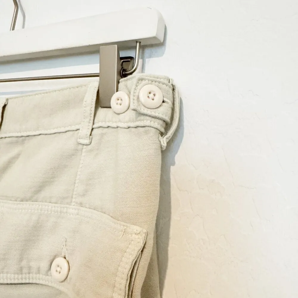 American Eagle Slouchy Carpenter Utility‎ Pants Baggy Cotton Pastel Green Size 8 - Image 8